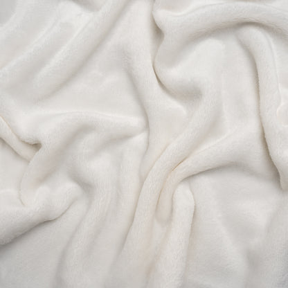 Double Faced Minky Fleece - Ivory - Avery Collection