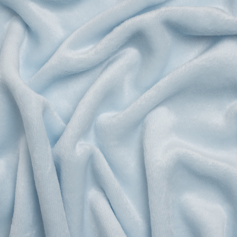 Double Faced Minky Fleece - Pale Blue - Avery Collection
