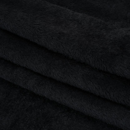 Double Faced Minky Fleece - Black - Avery Collection