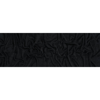 Double Faced Minky Fleece - Black - Avery Collection