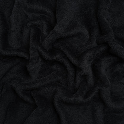 Double Faced Minky Fleece - Black - Avery Collection