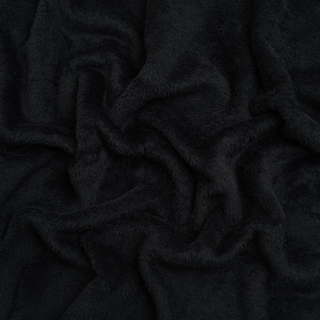 Double Faced Minky Fleece - Black - Avery Collection
