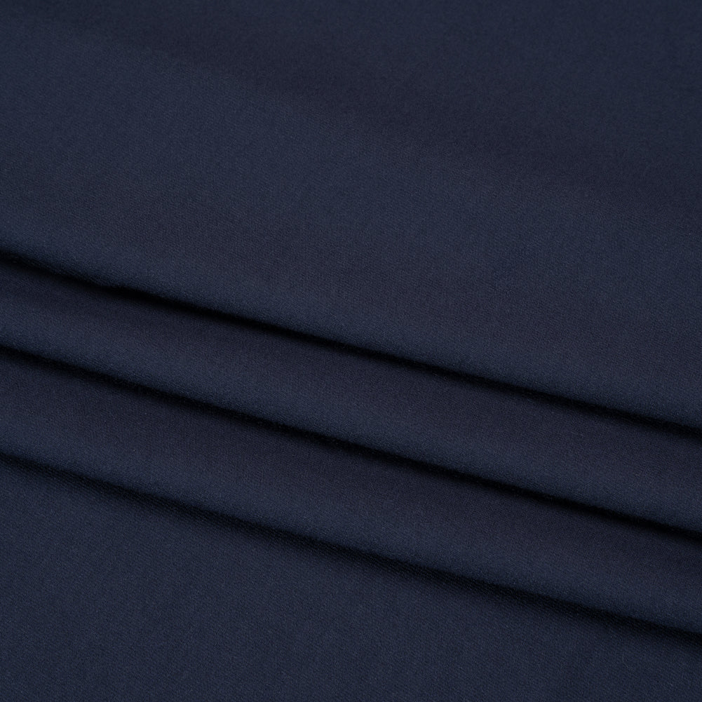 Stretch Bamboo Jersey - Navy - Willow Collection