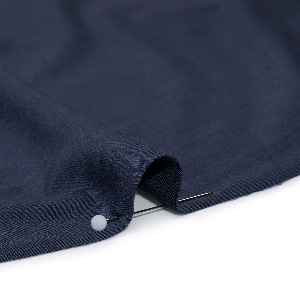 Stretch Bamboo Jersey - Navy - Willow Collection