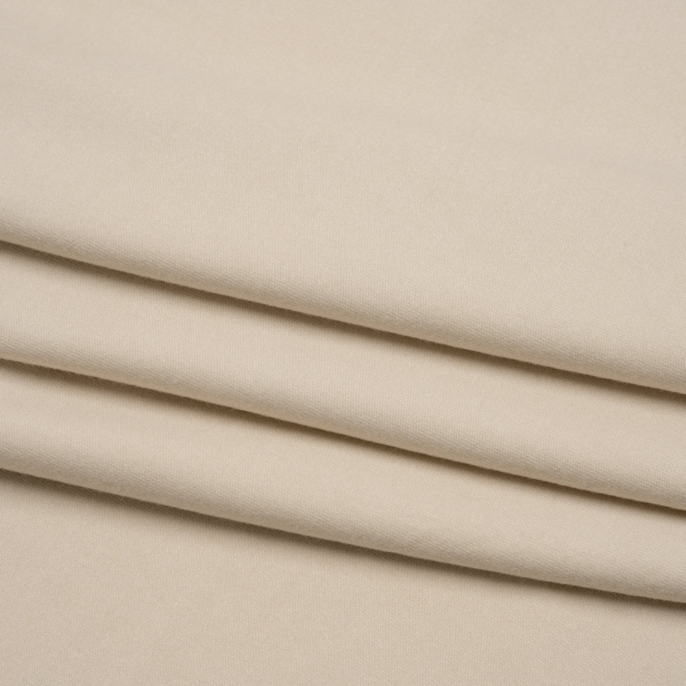 Stretch Bamboo Jersey - Pale Beige - Willow Collection - Folded
