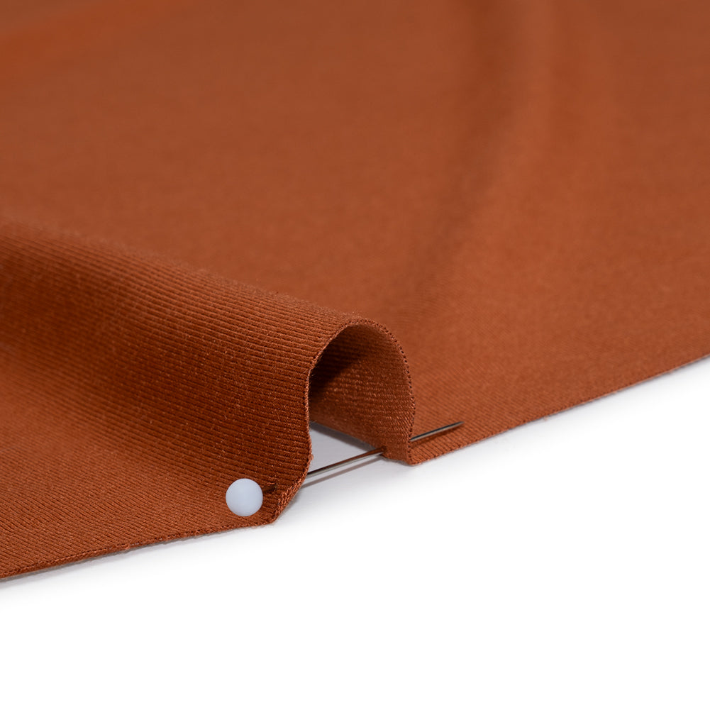 Stretch Bamboo Jersey - Burnt Orange - Willow Collection - Detail
