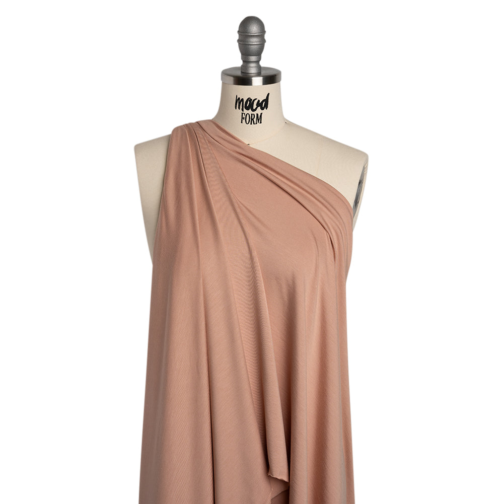 Stretch Bamboo Jersey - Nude - Willow Collection - Drape
