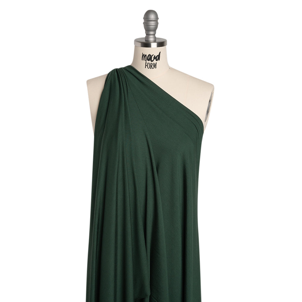 Stretch Bamboo Jersey - Forest - Willow Collection - Drape