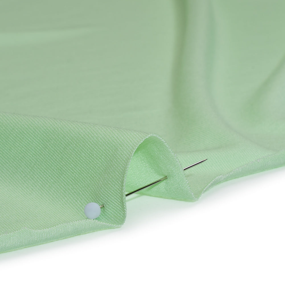 Stretch Bamboo Jersey - Mint - Willow Collection - Detail