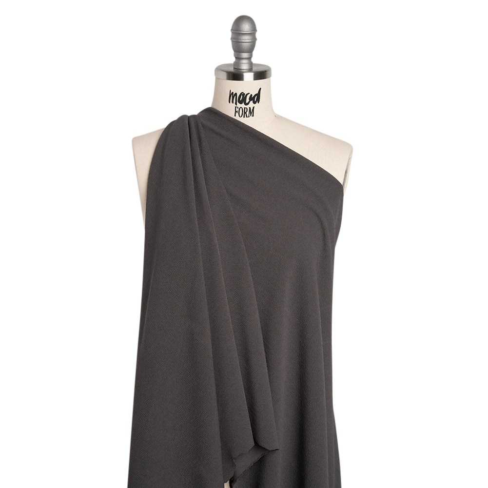 Stretch Liverpool Knit - Charcoal - Evangeline Collection - Drape