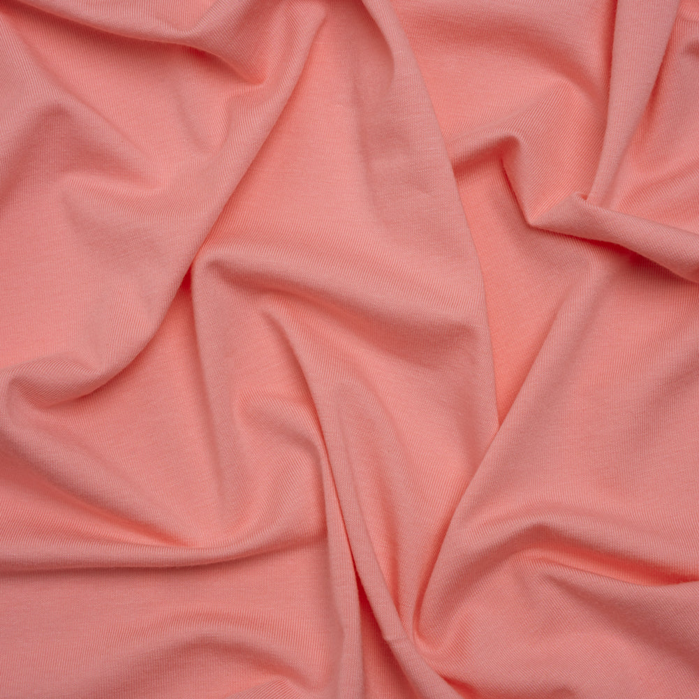 Stretch Cotton and Modal Jersey - Blush Pink - Deadstock