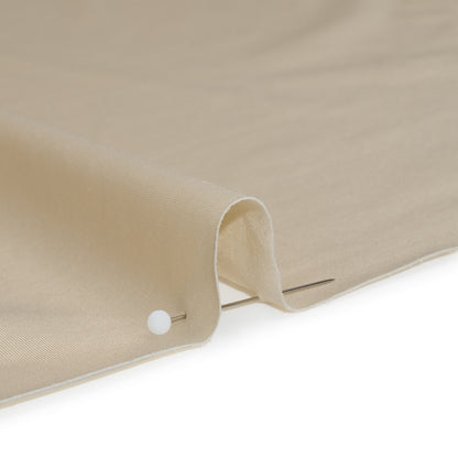 Stretch Nylon Interlock Knit - Beige - Designer Deadstock