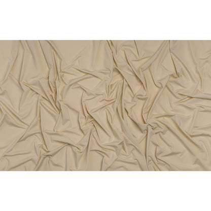 Stretch Nylon Interlock Knit - Beige - Designer Deadstock