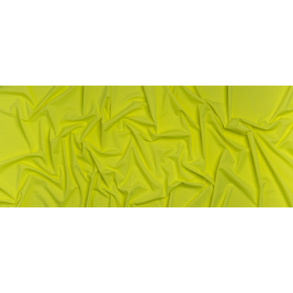 Stretch Nylon Swimwear Tricot - Neon Yellow - Designer Deadstock