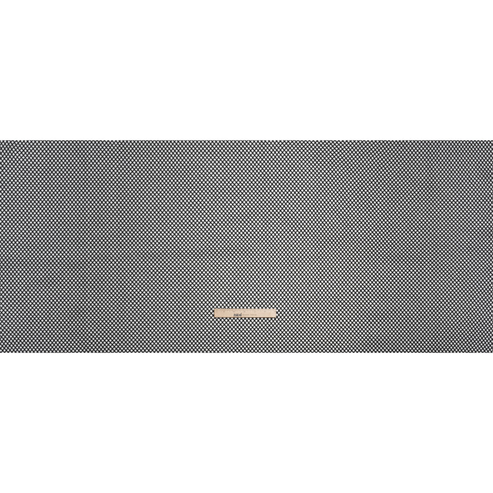 Cotton Crochet Net - Black - Designer Deadstock - Full