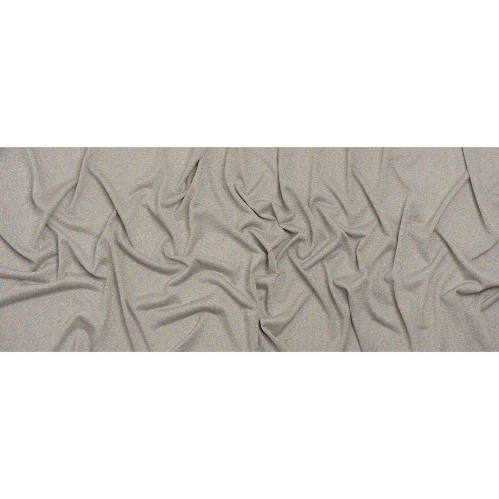 Metallic Stretch Rayon and Polyester Jersey - Heathered Gray and Pastel Primaries - Designer Deadstock - Full