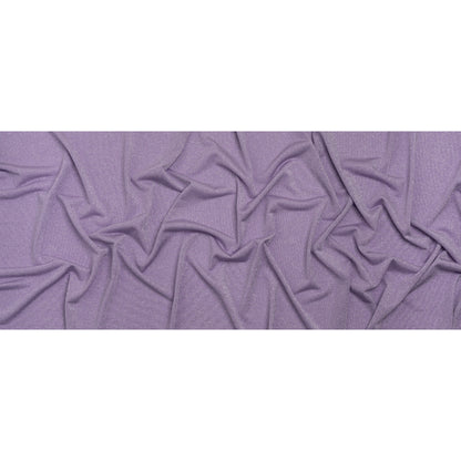 Metallic Stretch Rayon Jersey - Lavender and Silver - Designer Deadstock