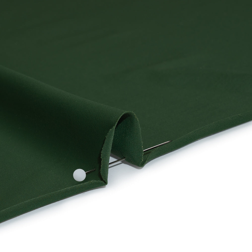 Stretch Nylon Jersey - Forest Green - Designer Deadstock