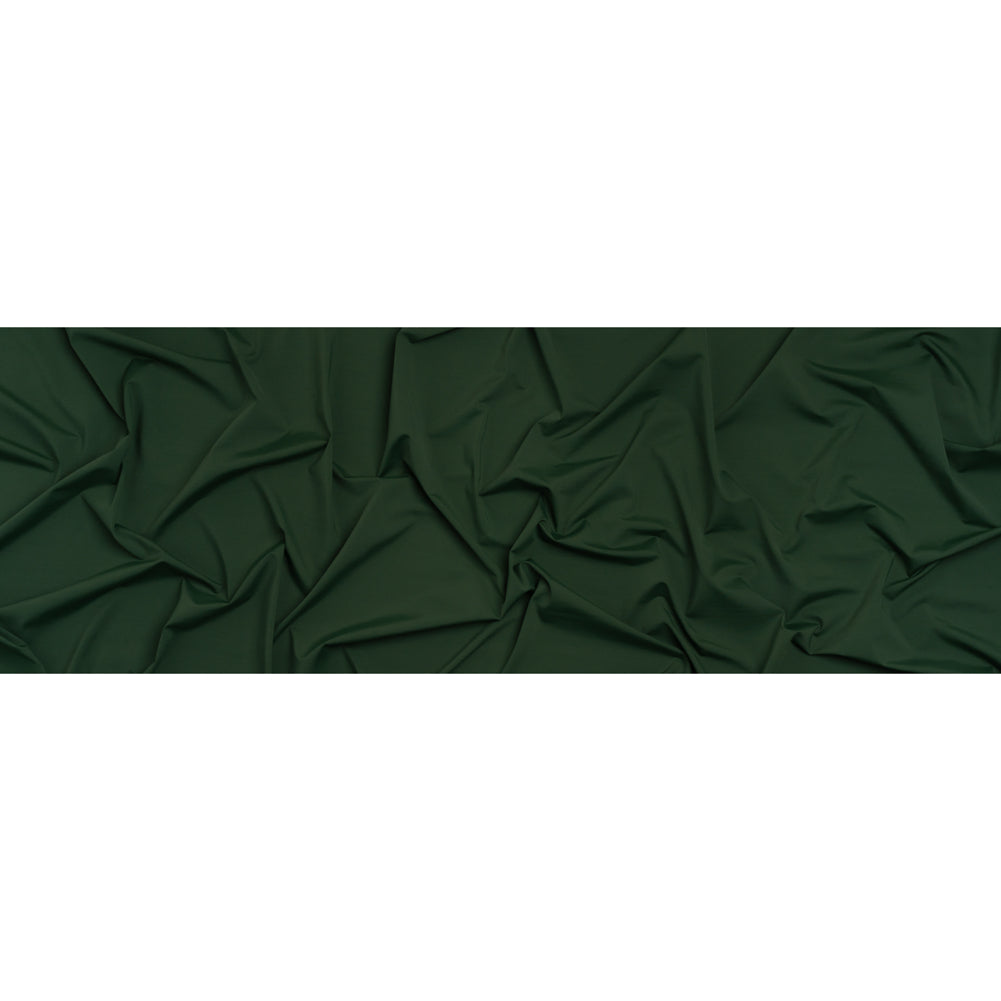 Stretch Nylon Jersey - Forest Green - Designer Deadstock
