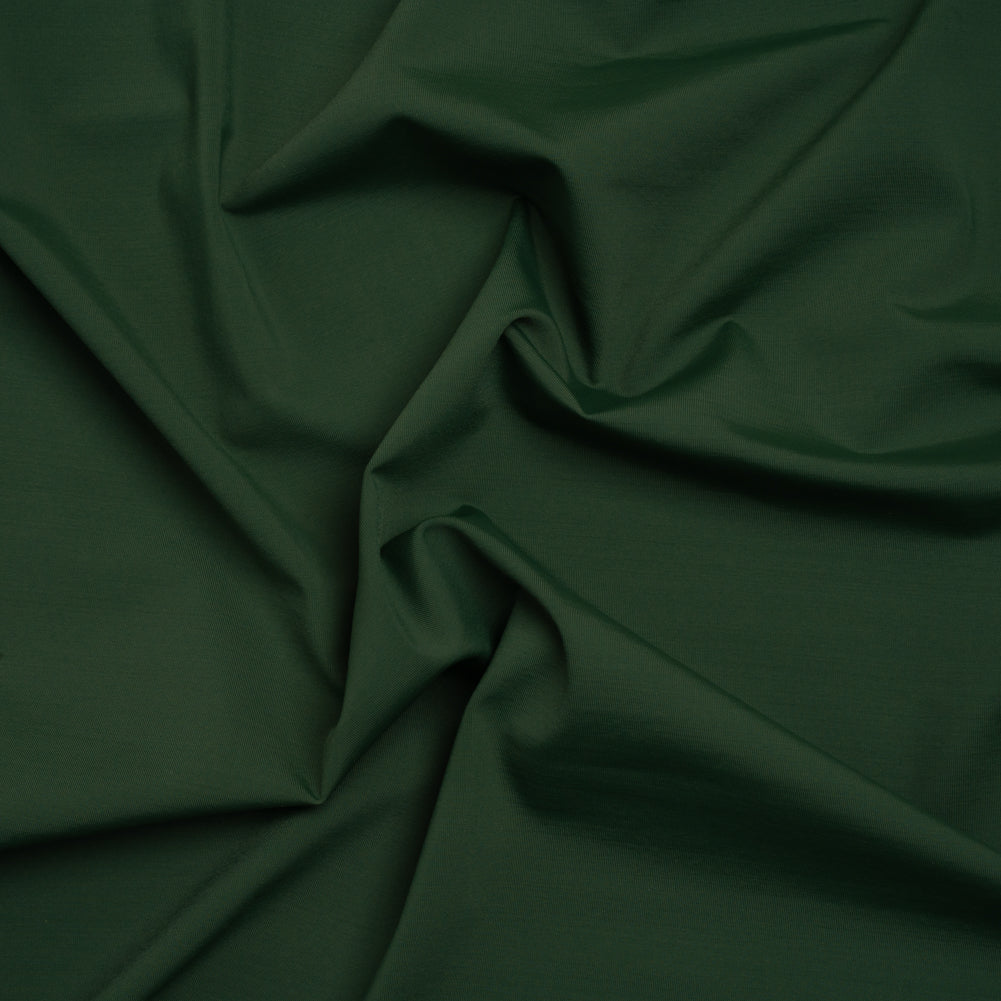 Stretch Nylon Jersey - Forest Green - Designer Deadstock