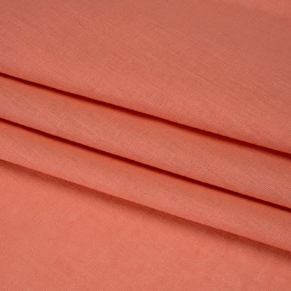 Lightweight Linen Woven - Watermelon Pink - Designer Deadstock