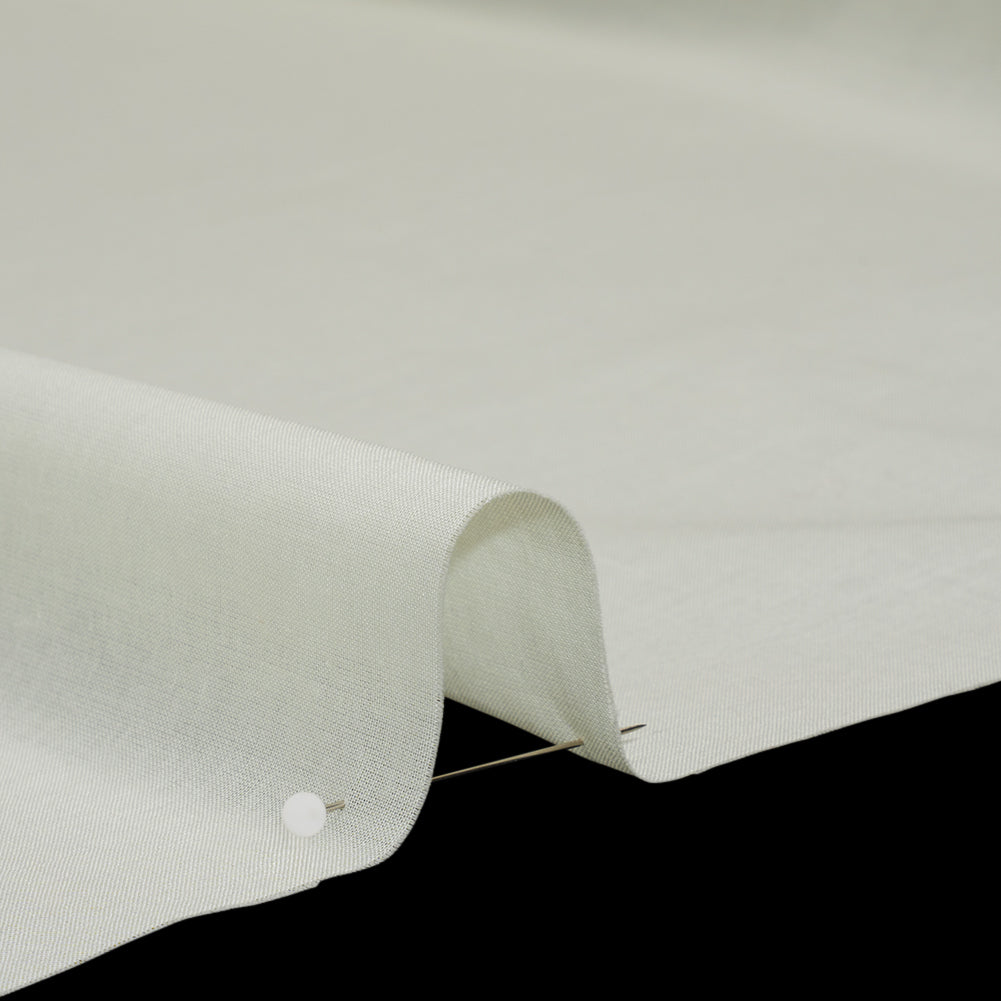 Cotton Voile - Dew Yellow - Designer Deadstock - Detail