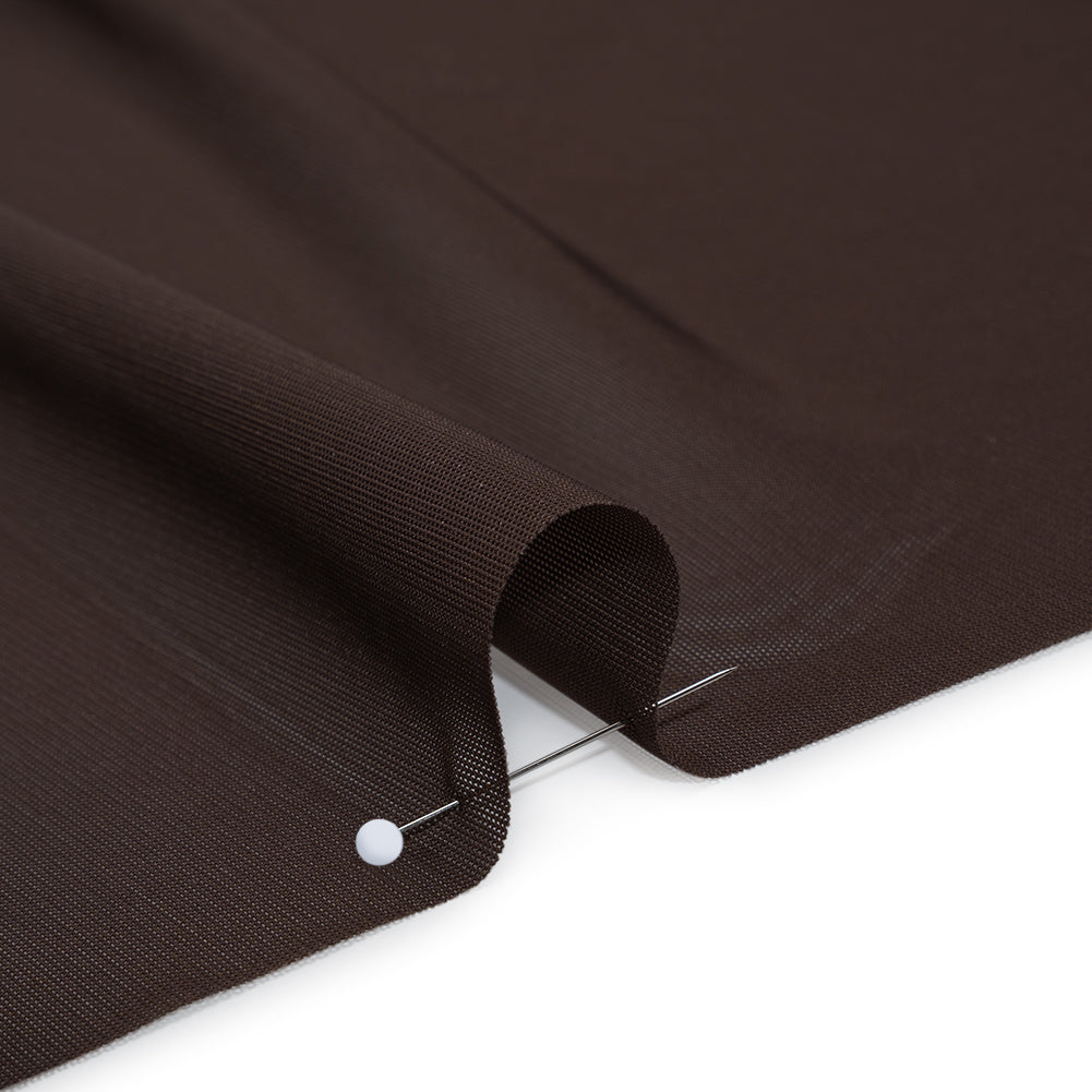 Nylon Stretch Mesh - Chocolate - Deadstock