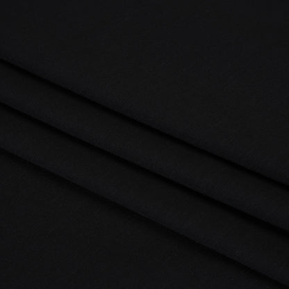 Stretch Rayon Jersey - Black - Deadstock