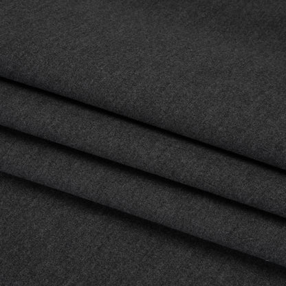 Brushed Stretch Cotton Woven - Heathered Gray - Deadstock