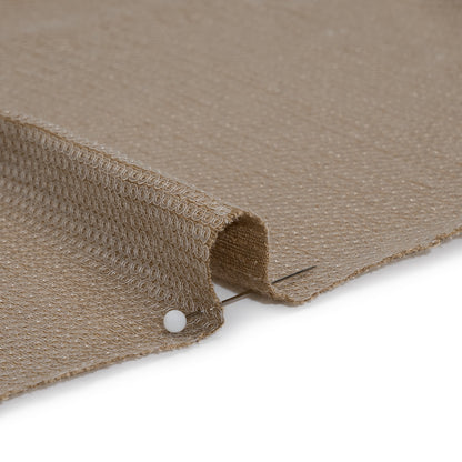 Rayon Jersey with Clear Baby Sequins - Tan