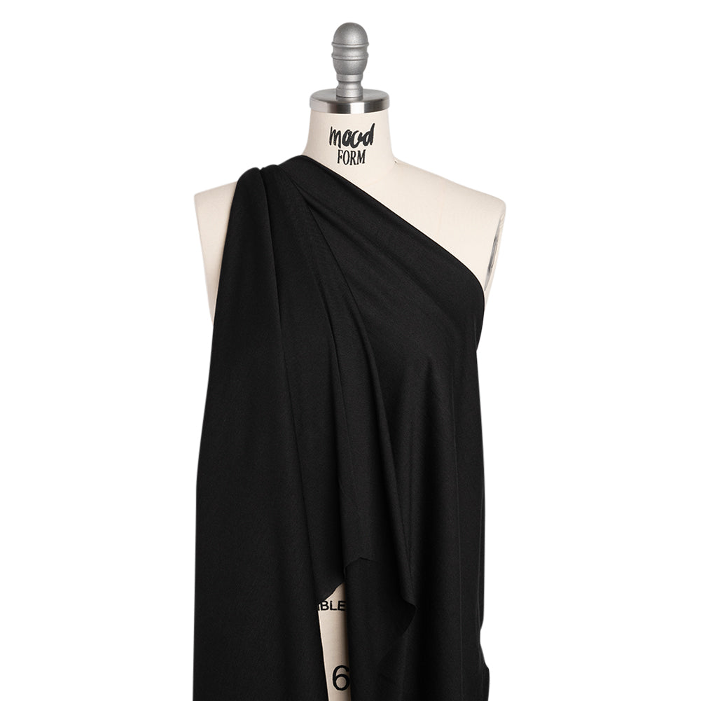 Polyester Jersey - Black - Deadstock