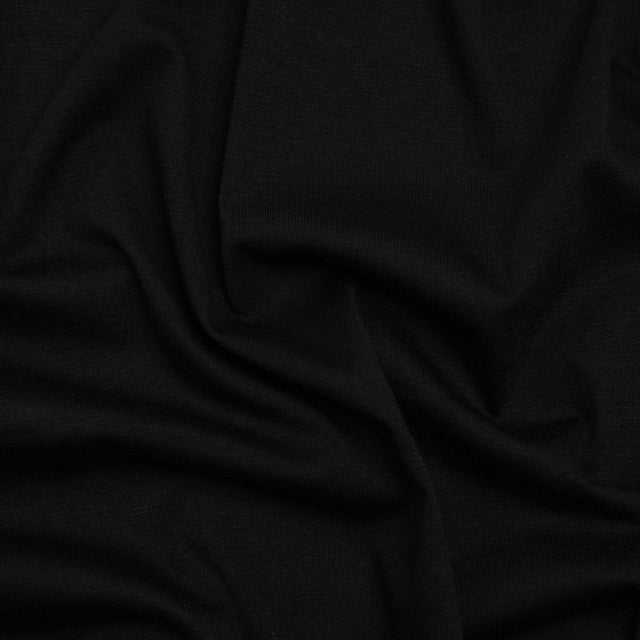 Polyester Jersey - Black - Deadstock