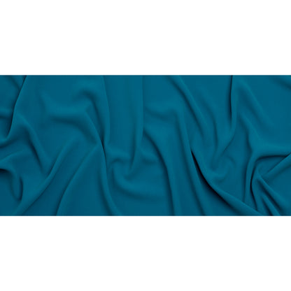 Stretch Polyester Crepe by Alex Perry - Teal - Designer Deadstock