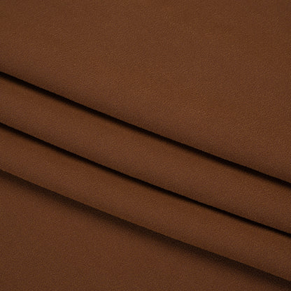 Stretch Polyester Crepe by Alex Perry - Cinnamon Brown - Designer Deadstock