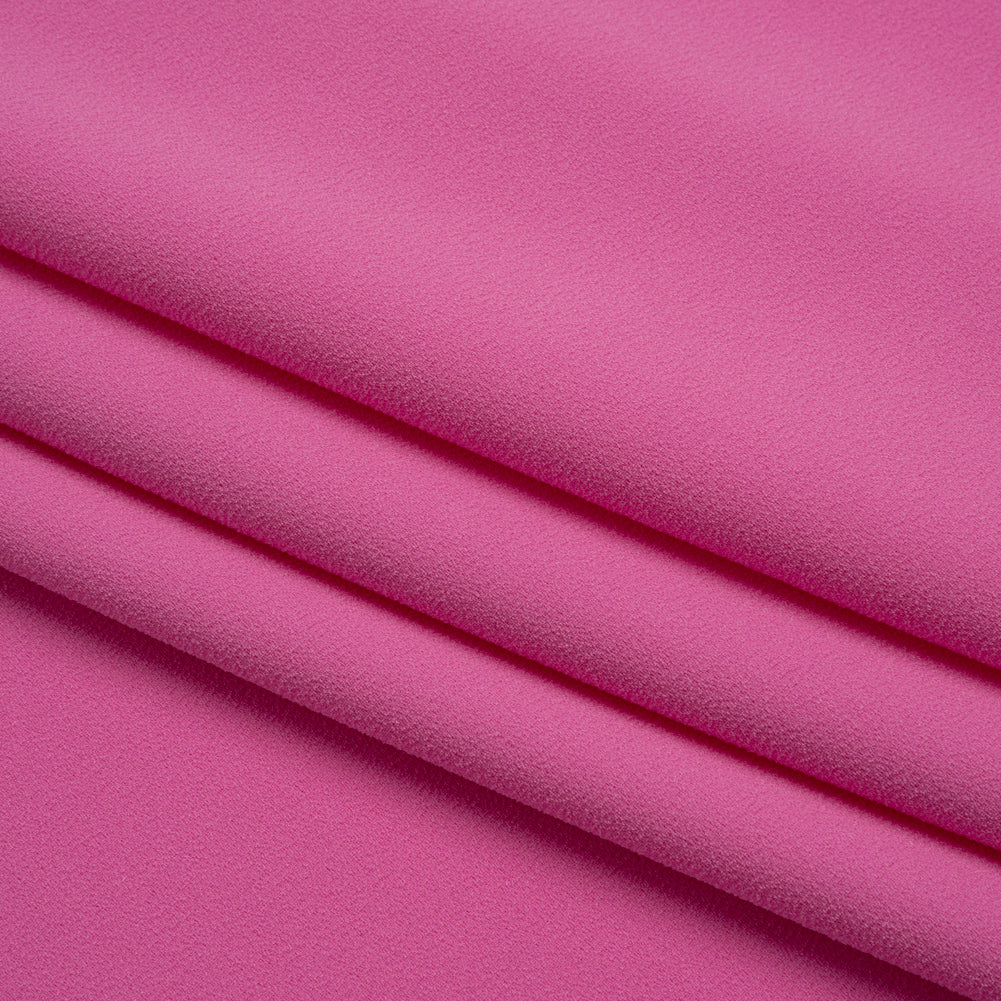 Stretch Polyester Crepe by Alex Perry - Bubblegum Pink - Designer Deadstock