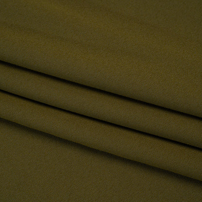 Stretch Polyester Crepe by Alex Perry - Khaki Green - Designer Deadstock