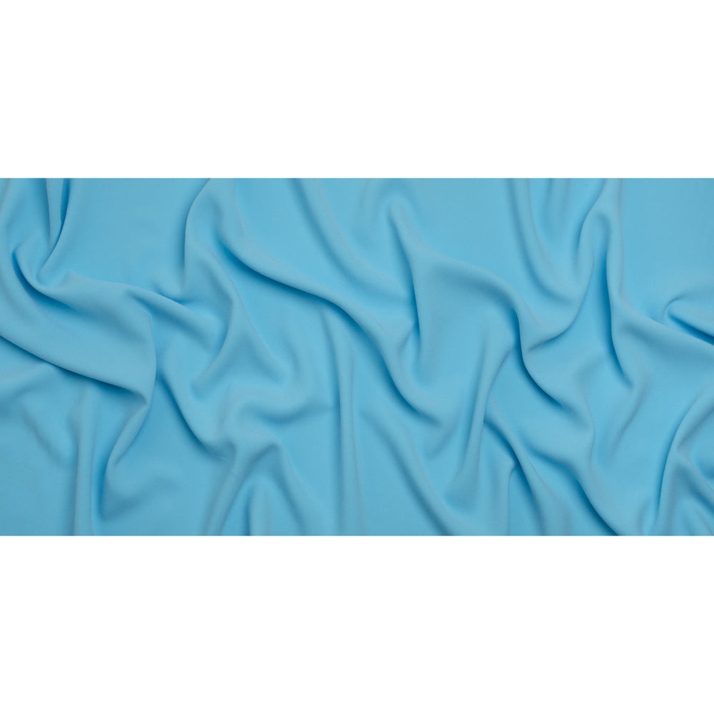 Stretch Polyester Crepe by Alex Perry - Sky Blue - Designer Deadstock - Full