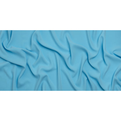 Stretch Polyester Crepe by Alex Perry - Sky Blue - Designer Deadstock