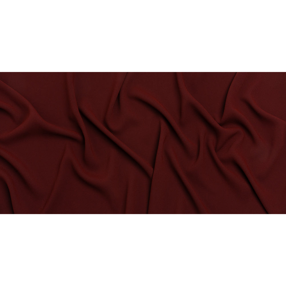 Stretch Polyester Crepe by Alex Perry - Bordeaux - Designer Deadstock