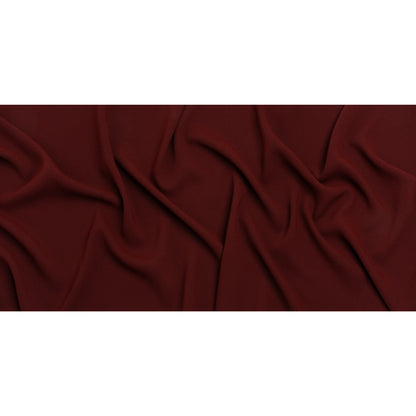 Stretch Polyester Crepe by Alex Perry - Bordeaux - Designer Deadstock