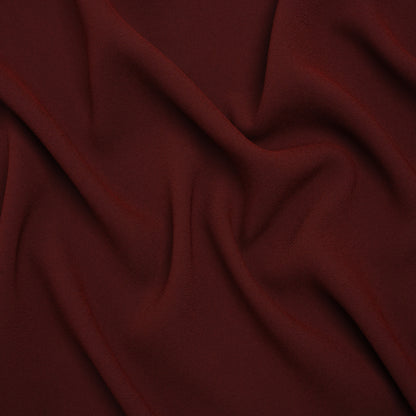 Stretch Polyester Crepe by Alex Perry - Bordeaux - Designer Deadstock