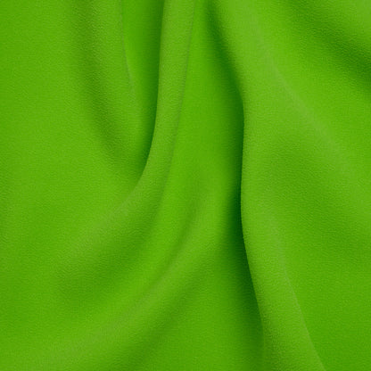 Stretch Polyester Crepe by Alex Perry - Apple Green - Designer Deadstock