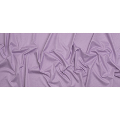 Cotton Twill Shirting - Lavender and White Little Checks - Deadstock
