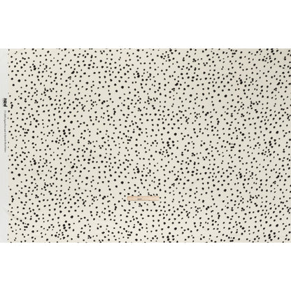 Viscose Crepe - Cream and Black Shadowed Spots - Mood Exclusive Peppered Paws Print