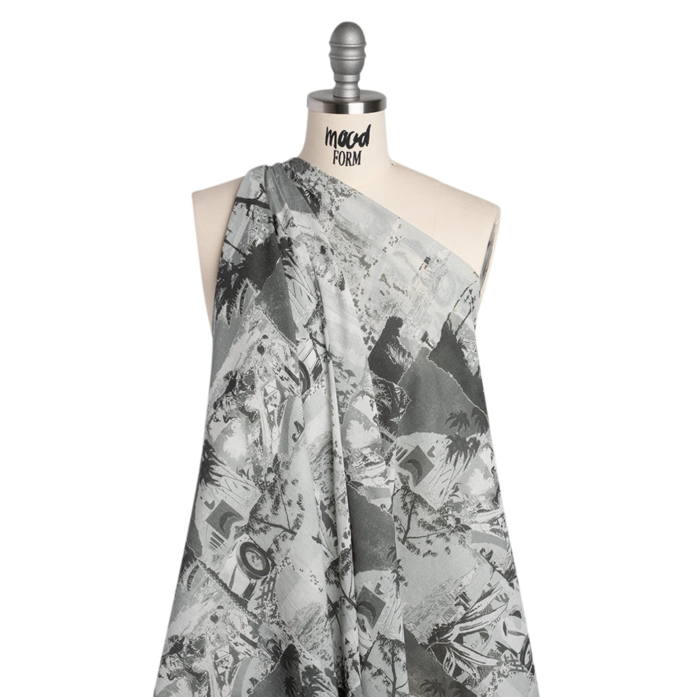 grayscale dress Crinkled Cotton Gauzy Woven - Vacation Photos Patchwork Sleeve Style 7 Semi-formal Wedding Guest Color:Peach Bellini HS23