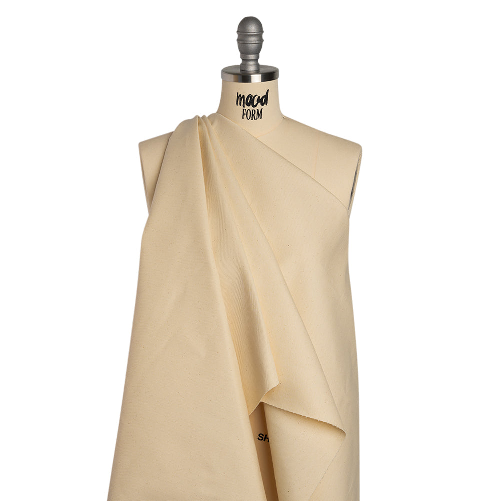 Organic Cotton Denim Twill by Rag & Bone - Natural Ecru - Designer Deadstock Made in Italy