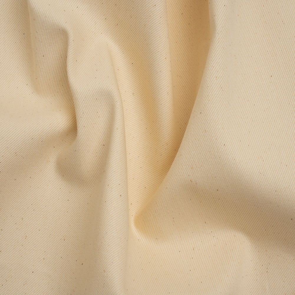 Organic Cotton Denim Twill by Rag & Bone - Natural Ecru - Designer Deadstock Made in Italy