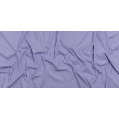 Cotton Shirting - Lilac and White Mini Glen Plaid Check - Deadstock