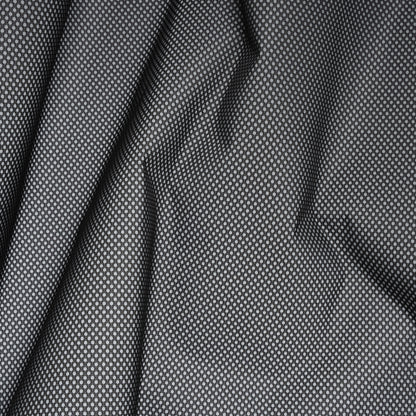 Bonded Mesh and Reflective Fabric - Silver Gray and Black