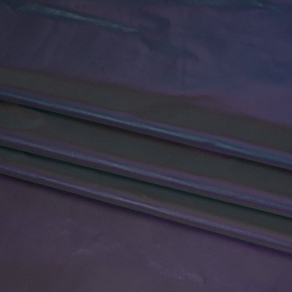 Super Soft Reflective Fabric - Rainbow on Black